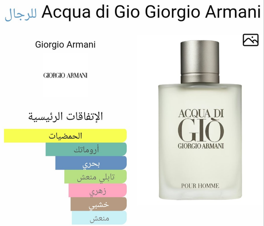 اكوا دي جيو جورج ارماني ماستر اوريجينال للرجال