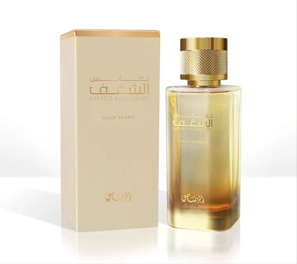 عطر نفائس الشغف من الرصاصي للنساء