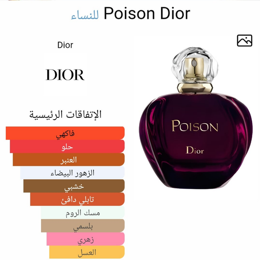 عطر بويزون من ديور اوريجينال 💯للنساء
